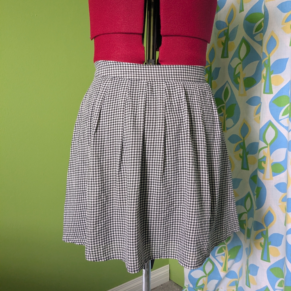 Old Navy Gingham Miniskirt